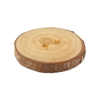 Dritz® 30mm Light Brown Sustainable Wood Grain Round Button, 3ct.