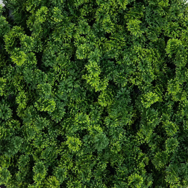 20" Framed Irish Green Meadow Artificial Living Wall Art Panel