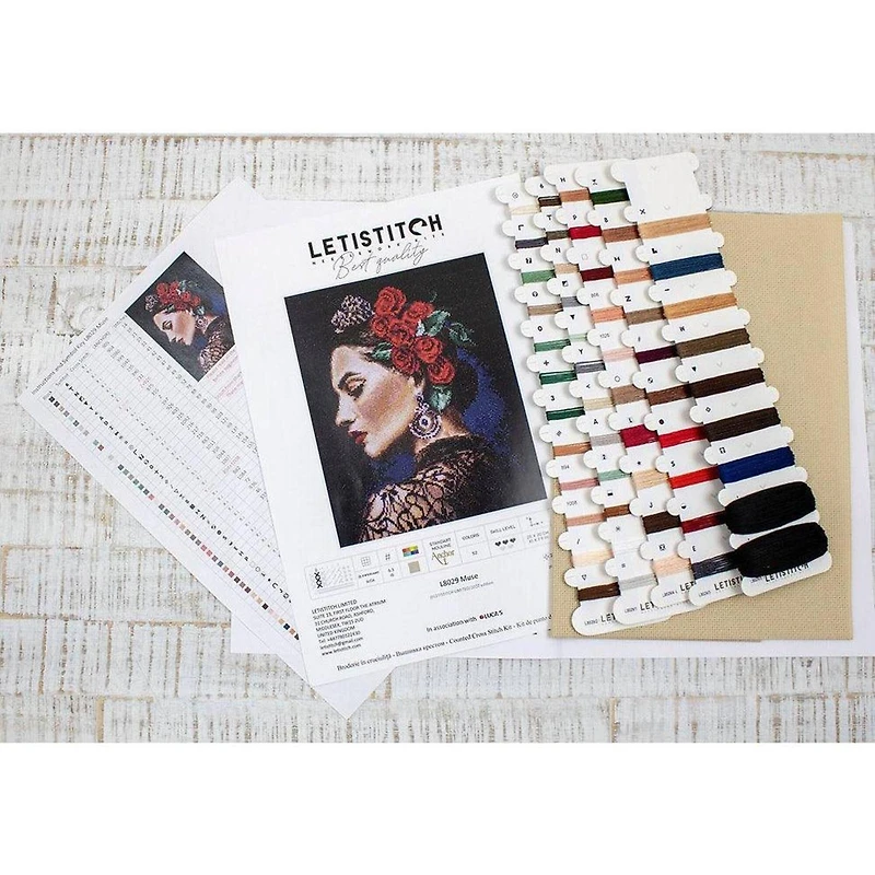 Letistitch Muse Counted Cross Stitch Kit