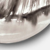 Designart - Monochrome Cliffs By The Lake