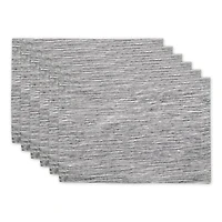 DII® Tonal Recycled Cotton Slubby Rib Placemats