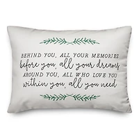 20" x 14" Memories Dreams Love Indoor/Outdoor Pillow
