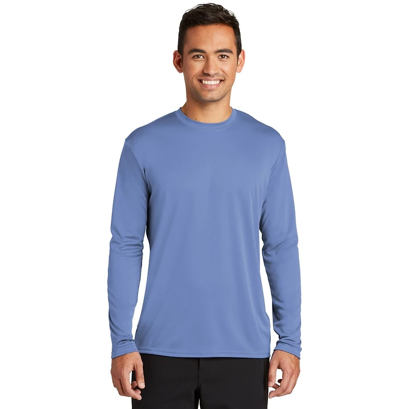 Port & Company® Long Sleeve Performance Men's Tee