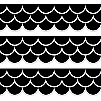 Creative Teaching Press® Black Scallops EZ Border™ Set