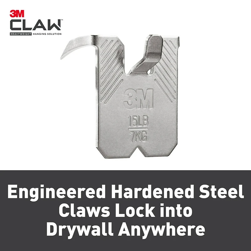 3M CLAW™ 15lb. Drywall Picture Hanger