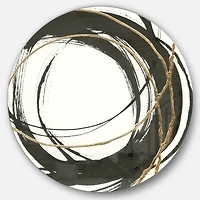 Designart - Gold Glamour Circle III