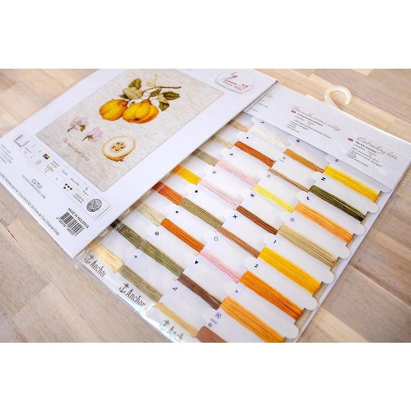 Luca-s The Pear Shaped Quince Counted Cross Stitch Kit