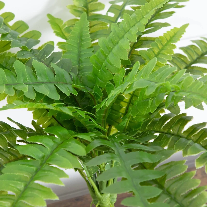 19" UV-Resistant Artificial Boston Ferns, 2ct.