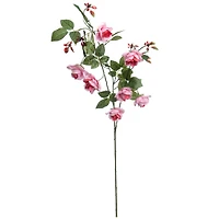34.5" Fuchsia Rose Branch Stem by Ashland®