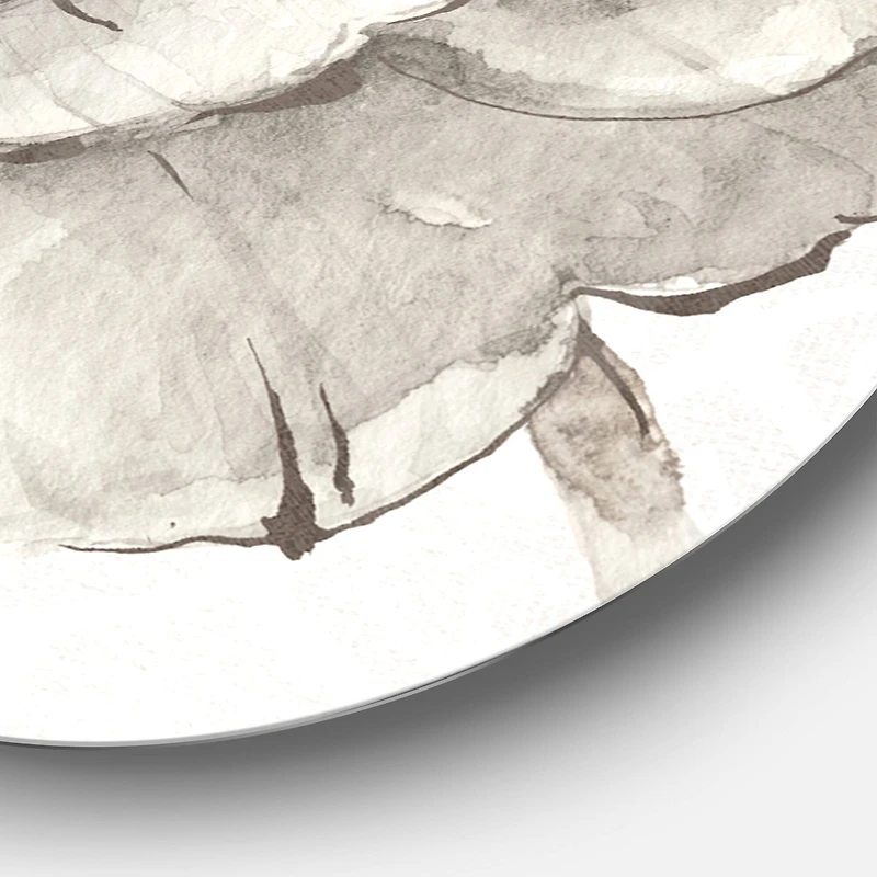 Designart - Indigold Grey Peonies I