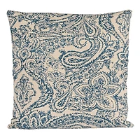 Hello Honey® 20" Blue Paisley Accent Pillow