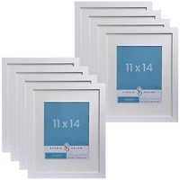 8 Pack: White Frame with Mat, Belmont by Studio Décor®
