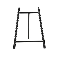 9" x 11" Black Metal Abstract Wide Display Easel