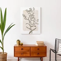 Simple Floral Still I 20" x 24" Canvas Wall Art