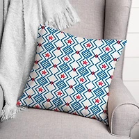 Stars & Stripes Pattern Indoor/Outdoor Pillow