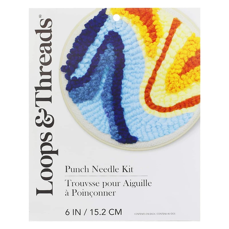 Waves Punch Needle Kit by Loops & Threads®
