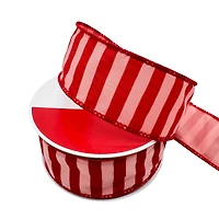 1.5" x 30ft. Holly Jolly Stripes Wired Ribbon by Celebrate It®