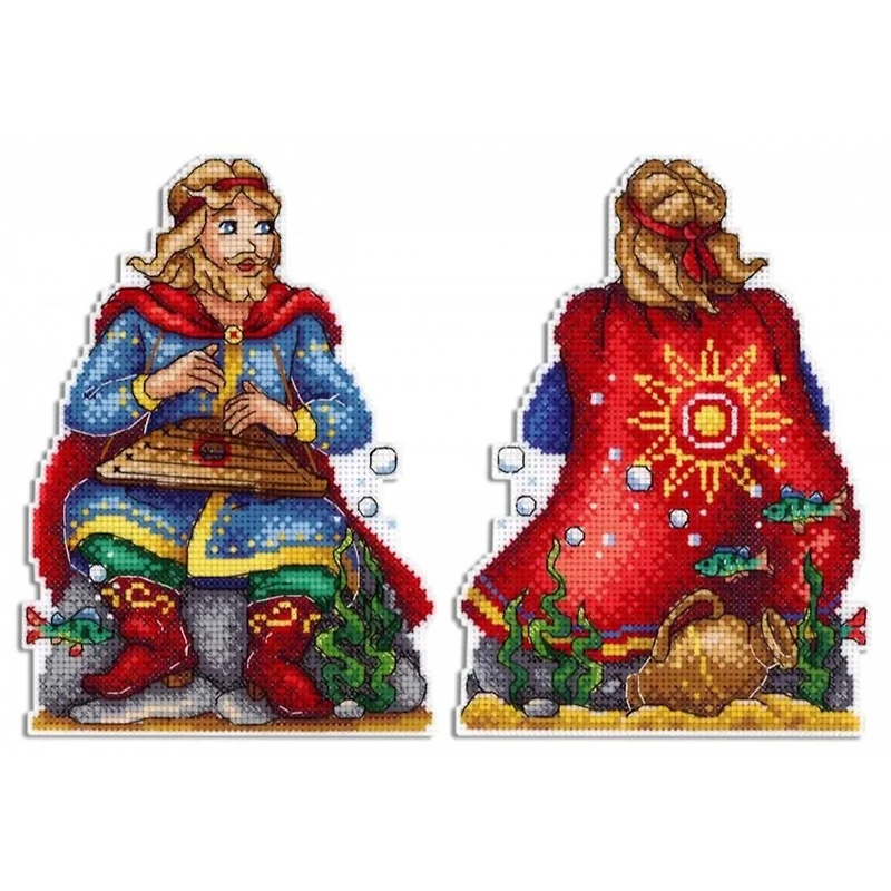 MP Studia Sadko In The Underwater Kingdom Plastic Canvas Counted Cross Stitch Kit