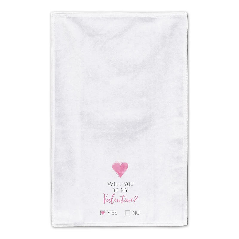 Valentine Check Yes or No Tea Towel - Set of 2