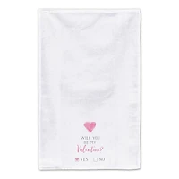 Valentine Check Yes or No Tea Towel - Set of 2