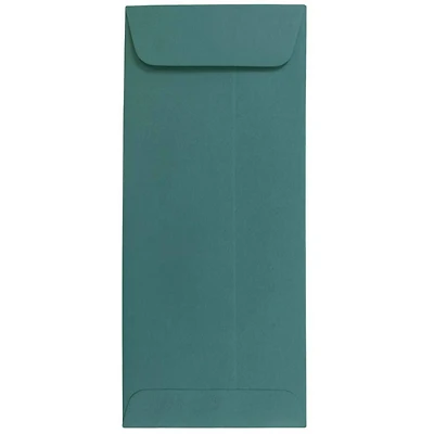 JAM Paper 4" x 9.5" Teal Policy Business Premium Envelopes