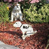 Design Toscano 13" No Pausing Pooch Lawn Stake Sign