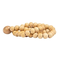 Hello Honey® Wood Bead Strand with Decorative Wood Bead Drop