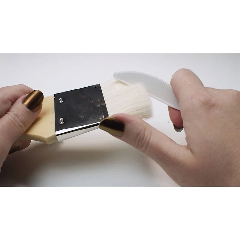 Silver Brush Limited Alpine White™ Wide Wash & Blend Background Brushes Set