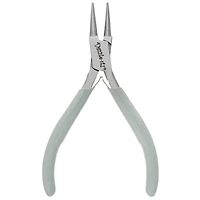 John Bead 4.75" Multi Purpose Classic Slim Stainless Steel Round Nose Jewelry Pliers