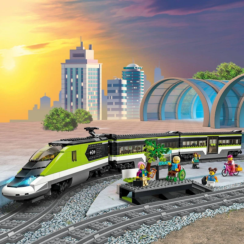 LEGO® City Express Passenger Train 60337 Building Kit (764 Pieces)