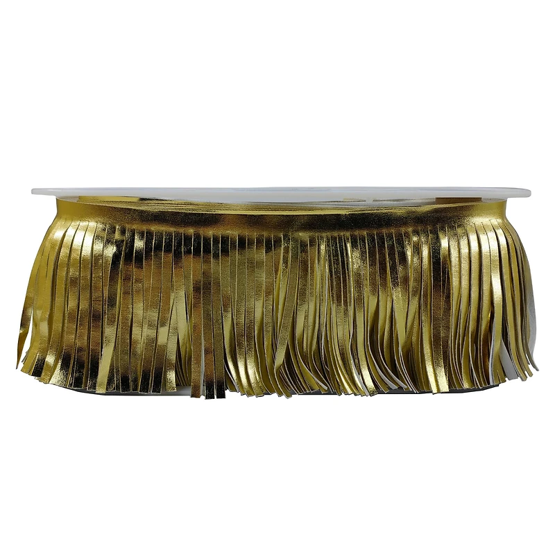 4" Faux Leather Fringe Trim by Celebrate It