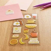 Breakfast Food Puffy Stickers by Recollections™