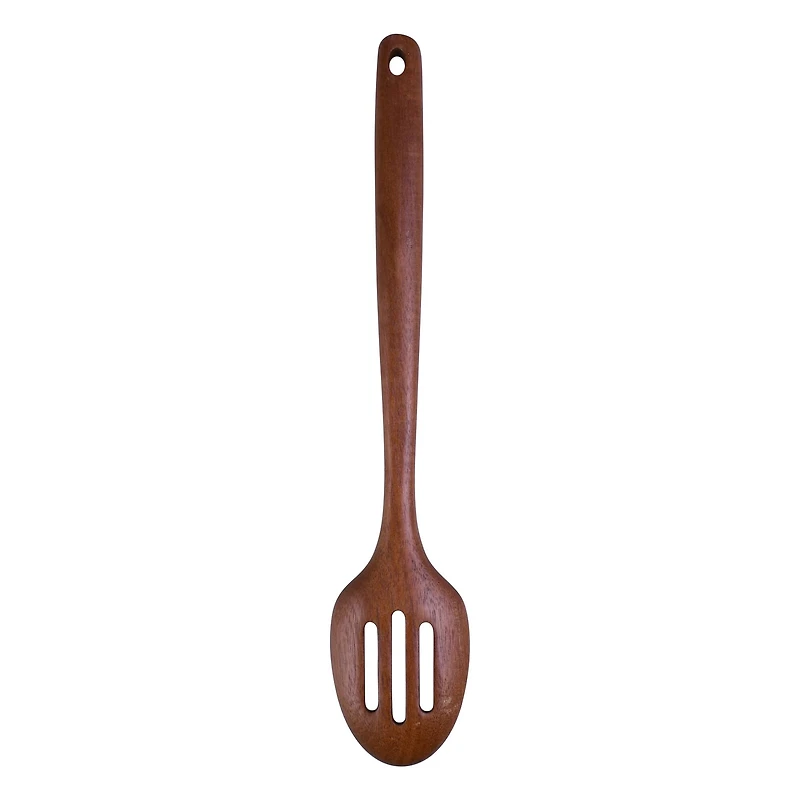 13" Acacia Wood Slotted Spoon by Makery™