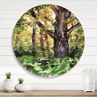 Designart - Large Tree In Autumn Forest