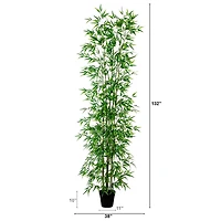 11ft. Potted Artificial Green Bamboo Tree
