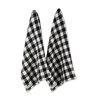 DII® Checker Washed Waffle Dish Towels
