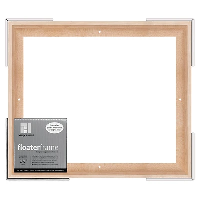 Ampersand® Maple Thin Edge 1.5" Deep Floaterframe