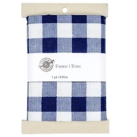 Navy & White Buffalo Check Cotton Fabric Bundle by Loops & Threads™