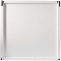 CosmoLiving by Cosmopolitan White Wood Intricately Carved Geometric Wall Decor 40" x 2" x 40"