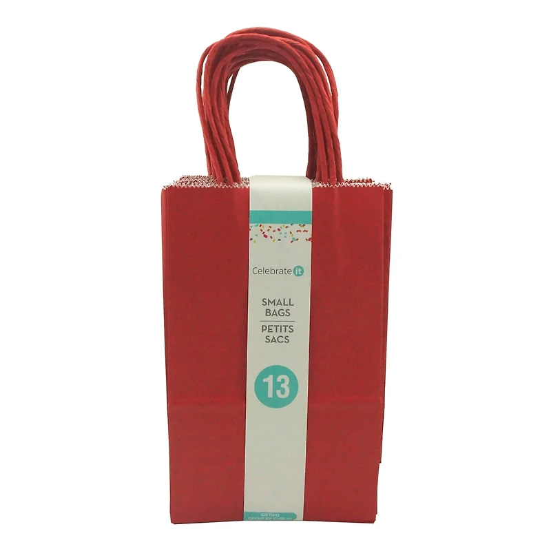 Small Red Paper Bags by Celebrate It™
