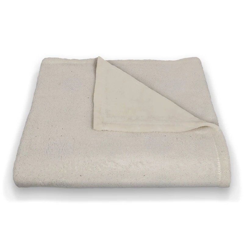 50" x 60" Bless This Home Leaf Coral Fleece Blanket