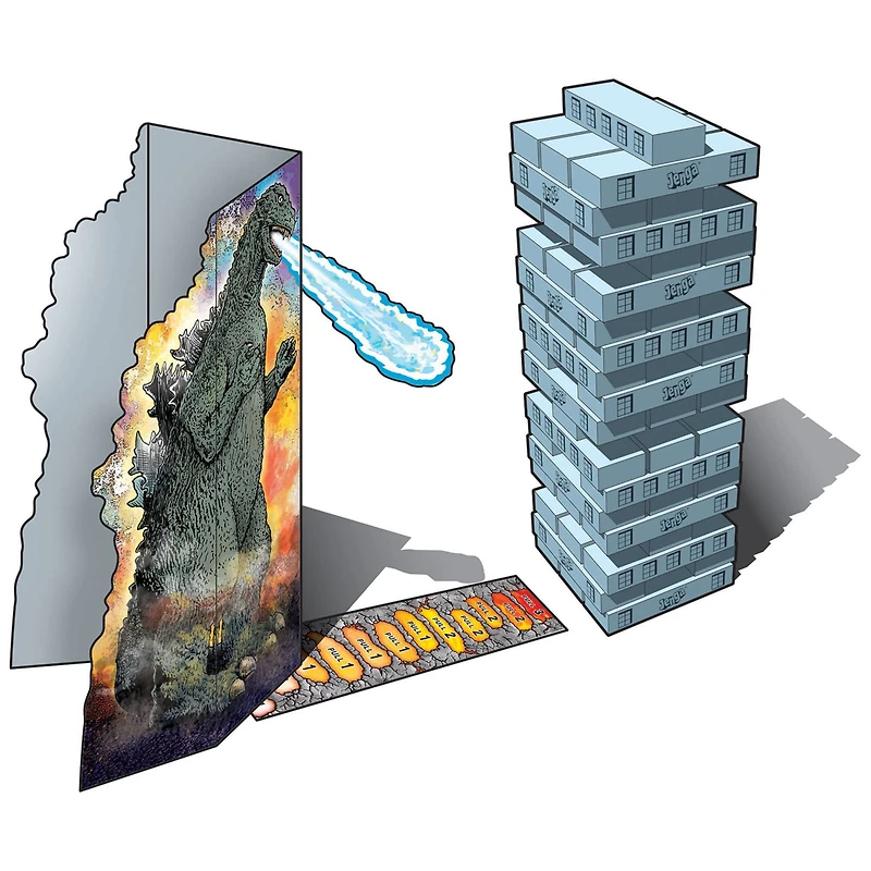 USAopoly JENGA®: Godzilla Extreme Edition