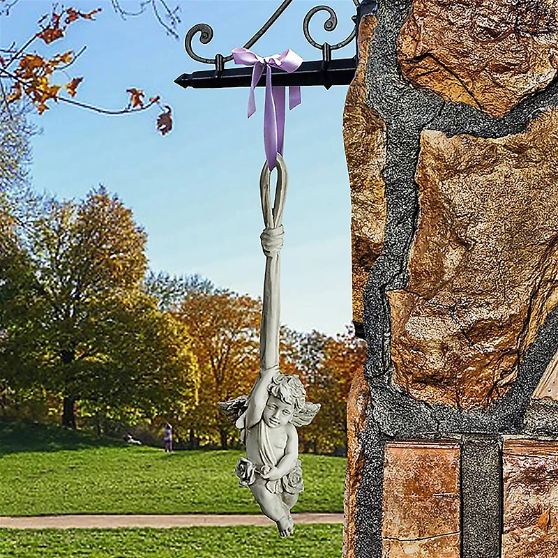 Design Toscano 18" Angelic Play Hanging Sculpture