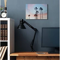 Stupell Industries Sunset Sky with Palm Tree Silhouettes Canvas Wall Art