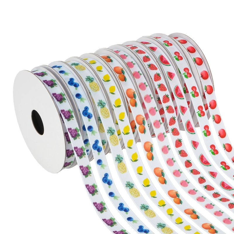 3/8" x 2yd. Fruit Value Pack Ribbon by Celebrate It®