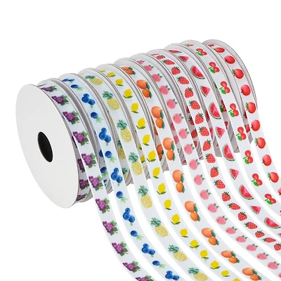 3/8" x 2yd. Fruit Value Pack Ribbon by Celebrate It®