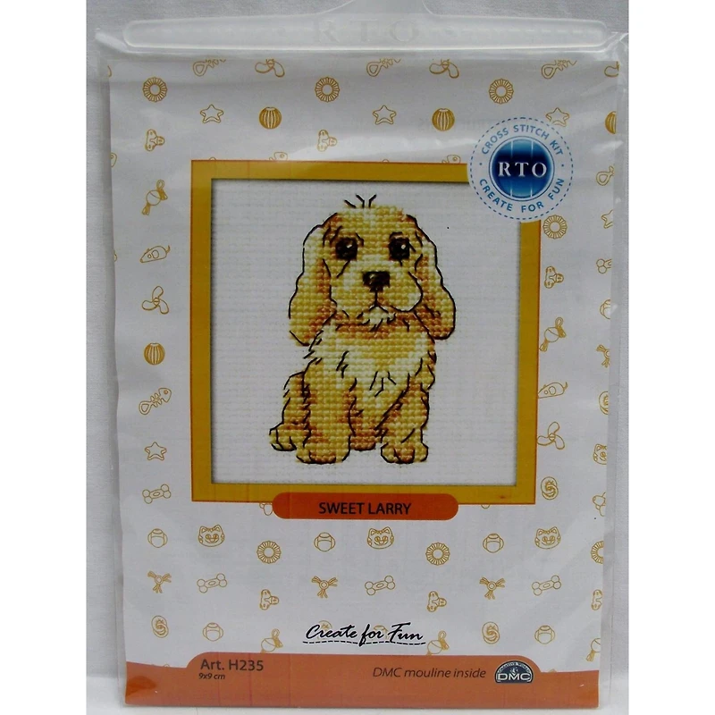 RTO Sweet Larry Counted Cross Stitch Kit