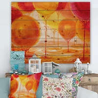 Designart - Colourful Ornamental Trees II