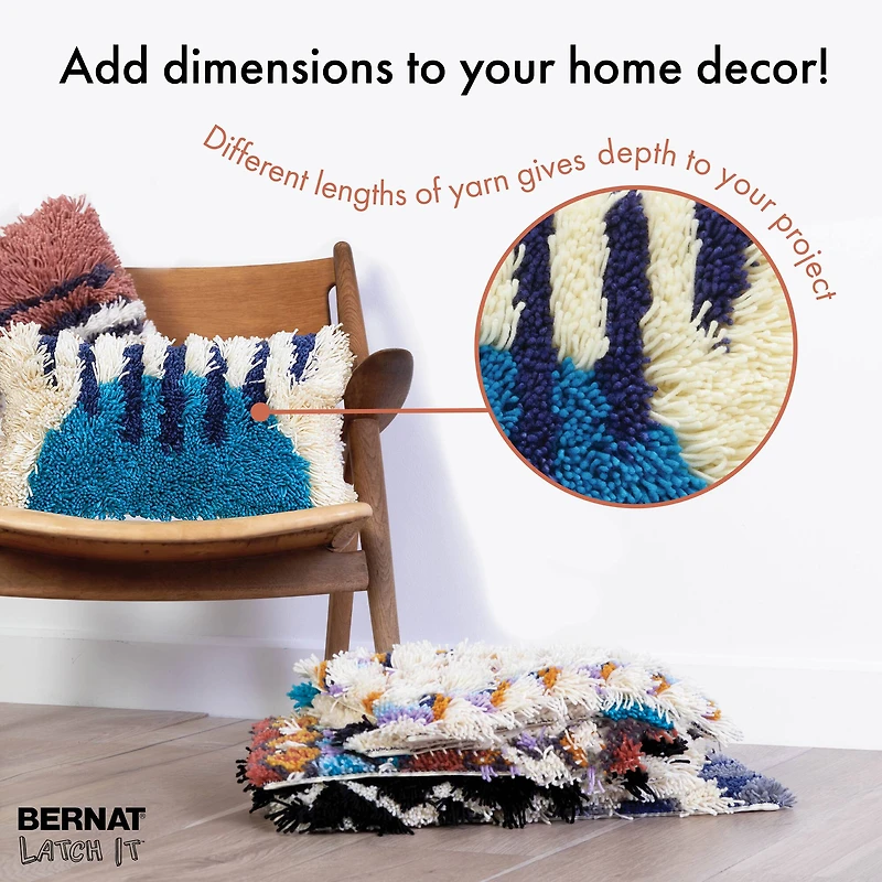 Bernat® Latch It™ Cosmic Collision Boho Yarn Kit