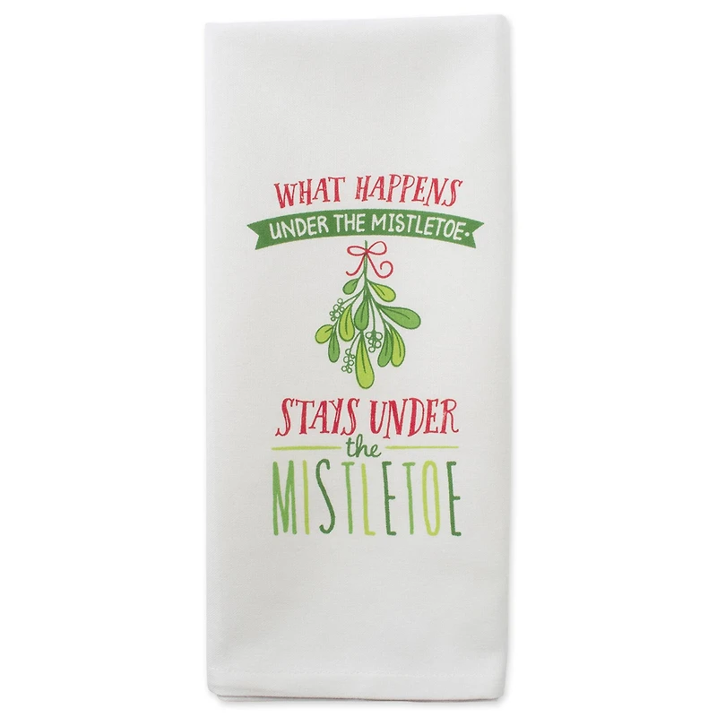 DII® Under The Mistletoe Holiday Dishtowel Set